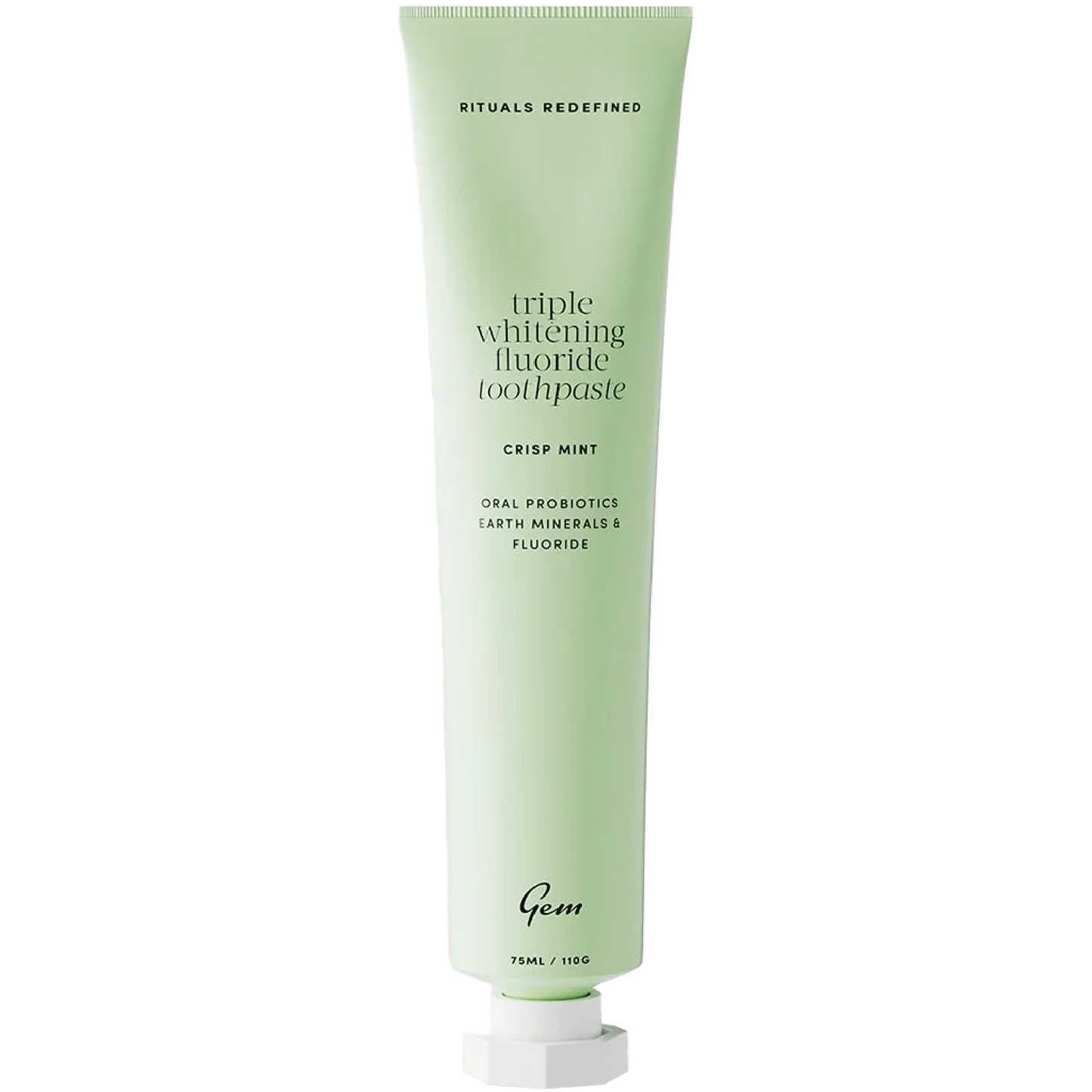 Gem Triple Whitening Toothpaste Fluoride Mint 100g