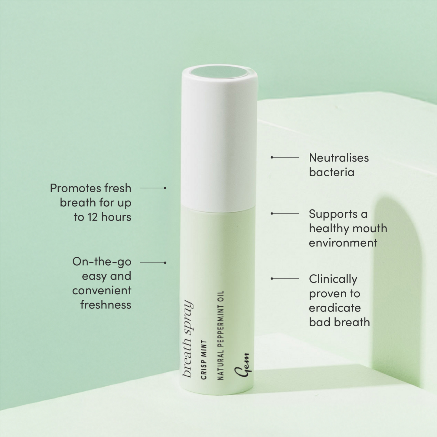 Gem Breath Spray Crisp Mint 9ml