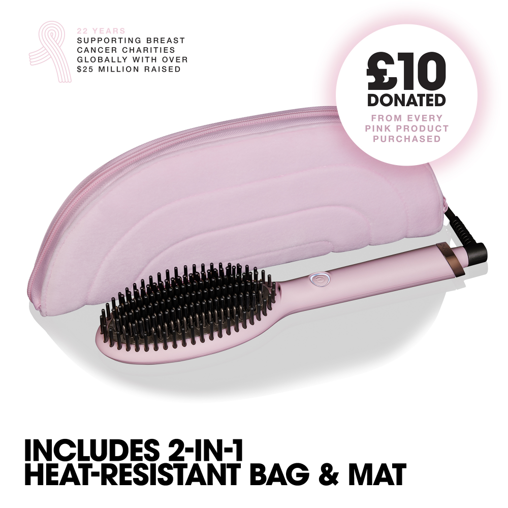 ghd Limited Edition Glide Hot Brush Styler Pink Sorbet