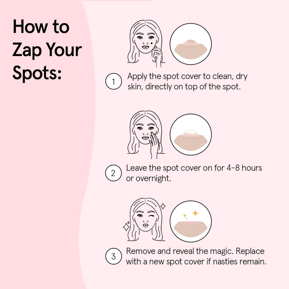 Grace & Stella Hydrocolloid Pimple Patches Multishape x36