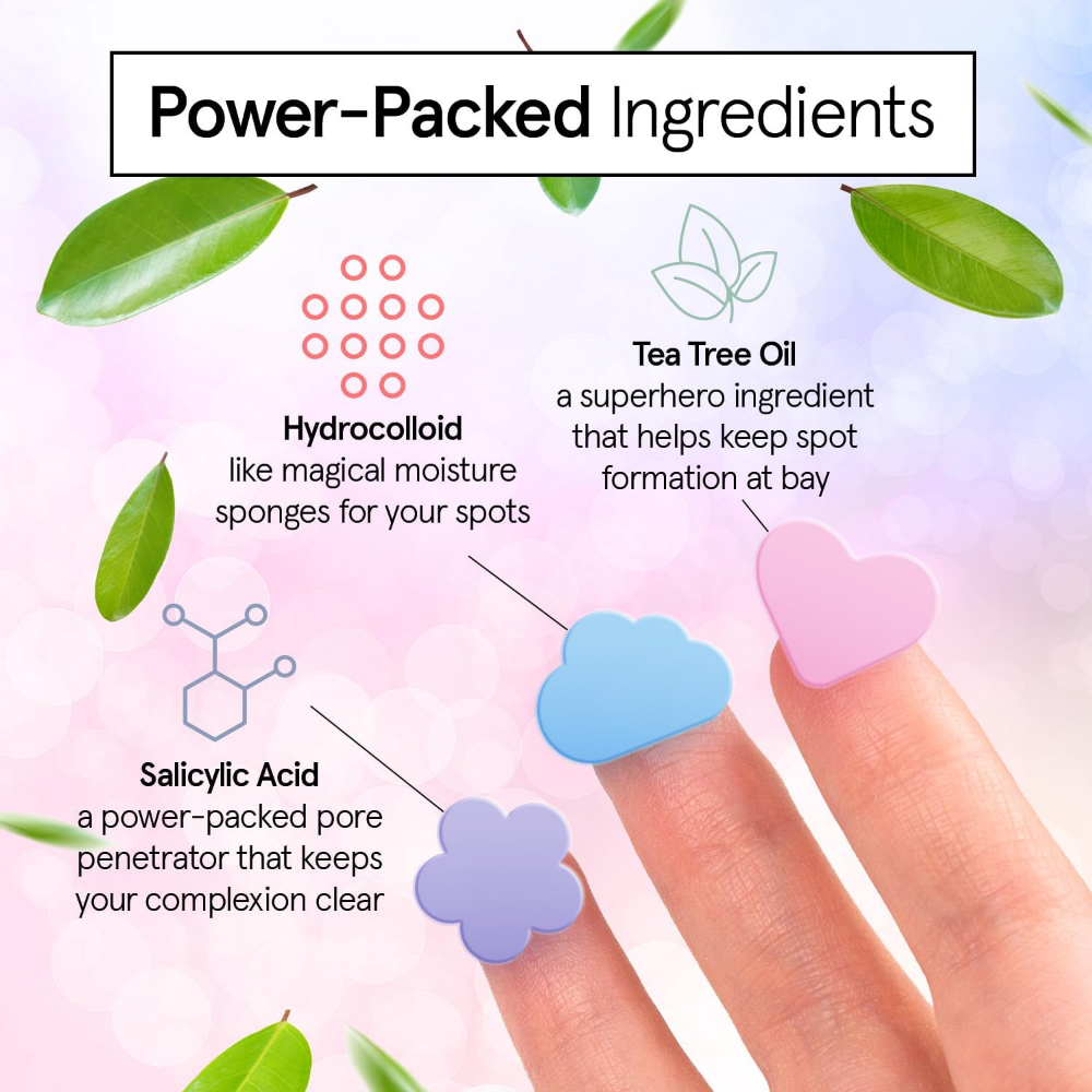 Grace & Stella Hydrocolloid Pimple Patches Multishape x72