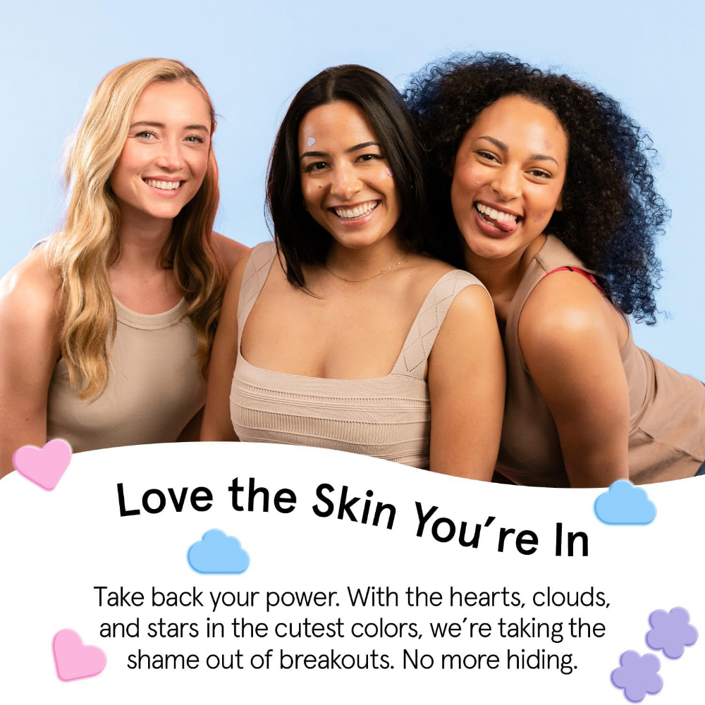 Grace & Stella Hydrocolloid Pimple Patches Multishape x72