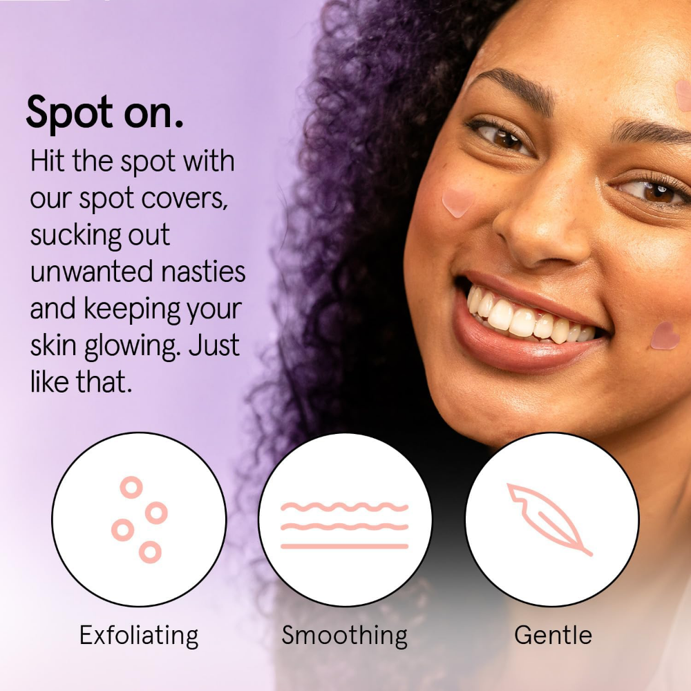 Grace & Stella Hydrocolloid Pimple Patches Heart x72