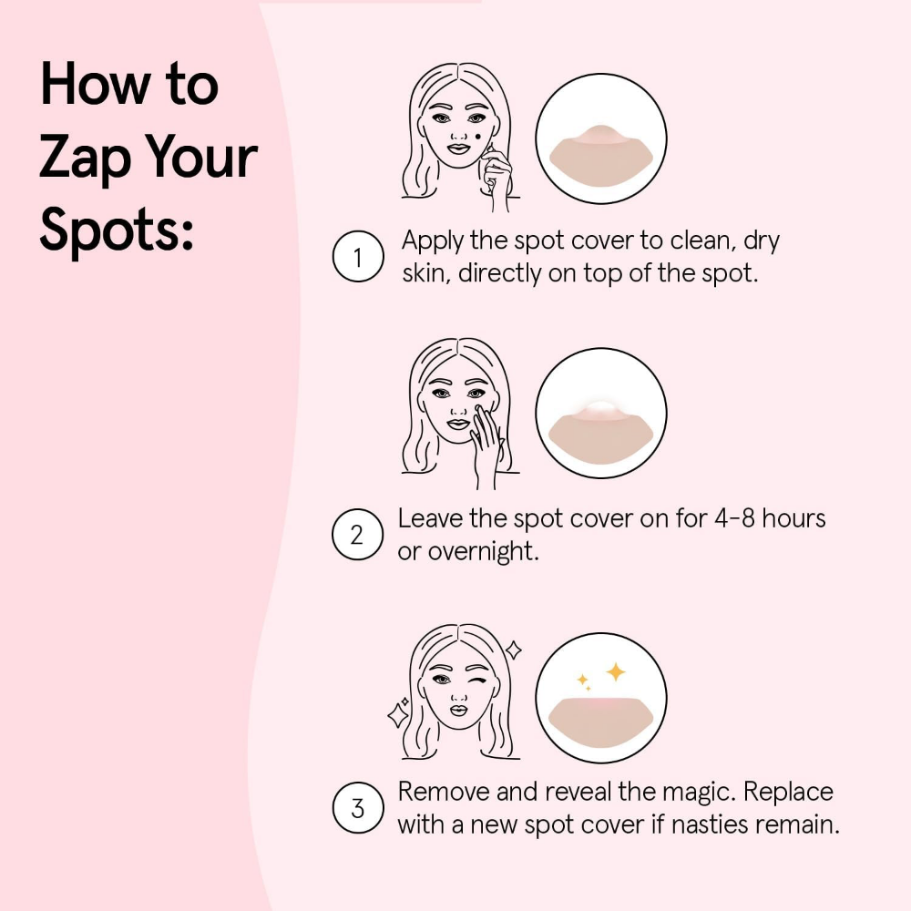 Grace & Stella Hydrocolloid Pimple Patches Heart x72