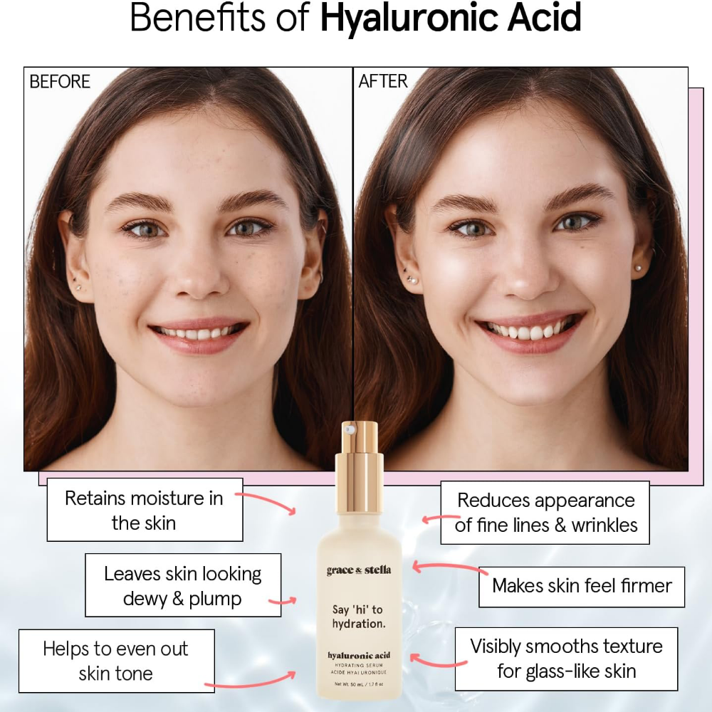 Grace & Stella Hyaluronic Acid Hydrating Serum 50ml