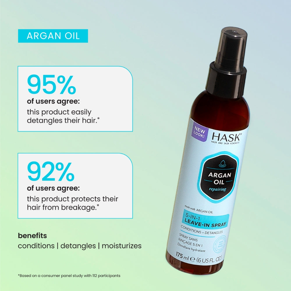 Hask Argan Oil Repairing 5-In-1 Leave-In Conditioning Spray 175ml