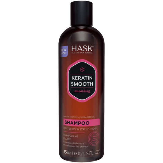 Hask Keratin Smooth Protein Smoothing Shampoo 355ml