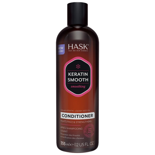 Hask Keratin Smooth Protein Smoothing Conditioner 355ml