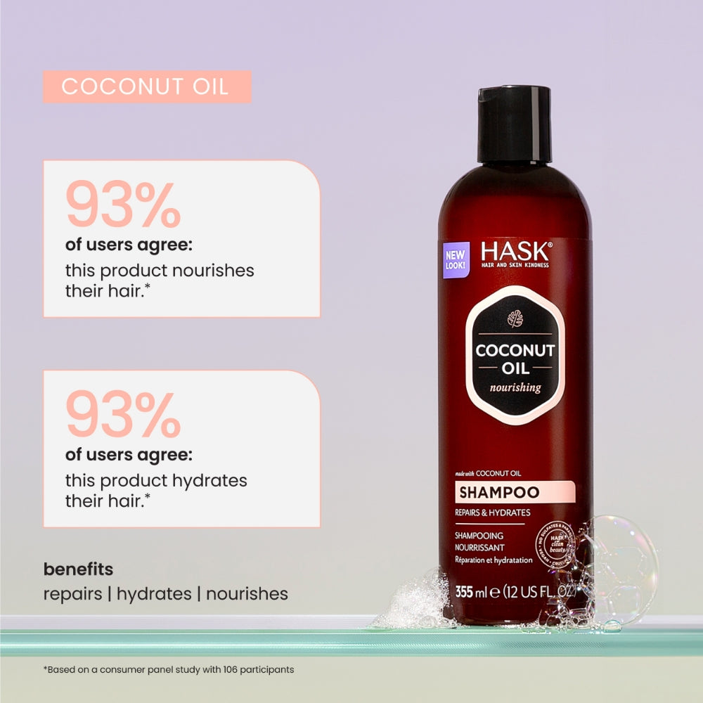 Hask Monoi Coconut Oil Nourishing Shampoo 355ml