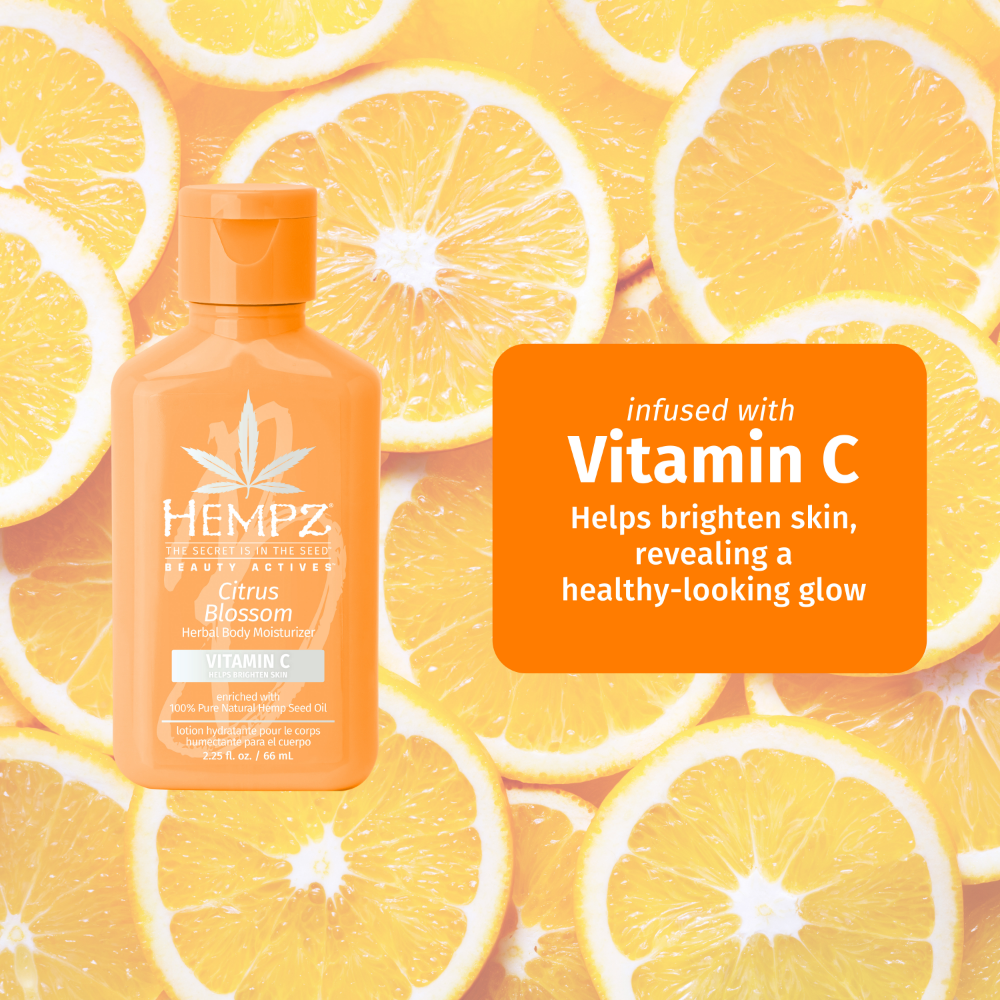 Hempz Mini Citrus Blossom Herbal Body Moisturiser 66ml