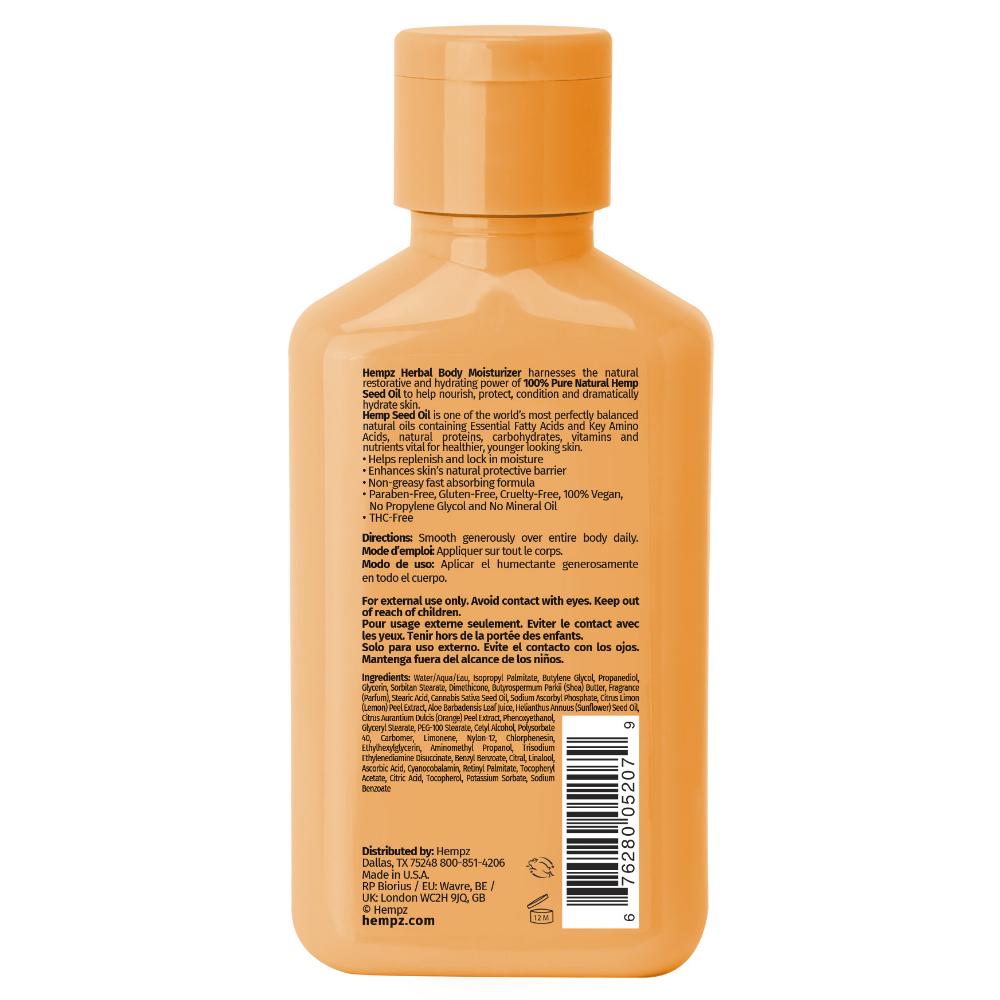 Hempz Mini Citrus Blossom Herbal Body Moisturiser 66ml