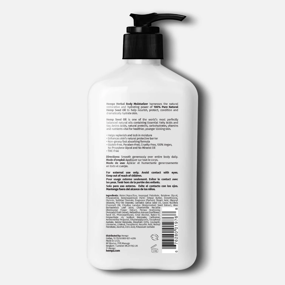 Hempz Fresh Coconut & Watermelon Body Moisturiser 500ml