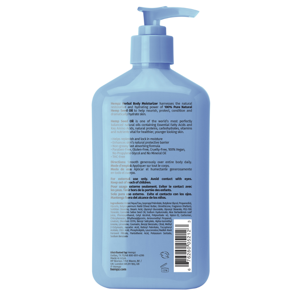 Hempz Ocean Breeze Herbal Body Moisturiser 500ml