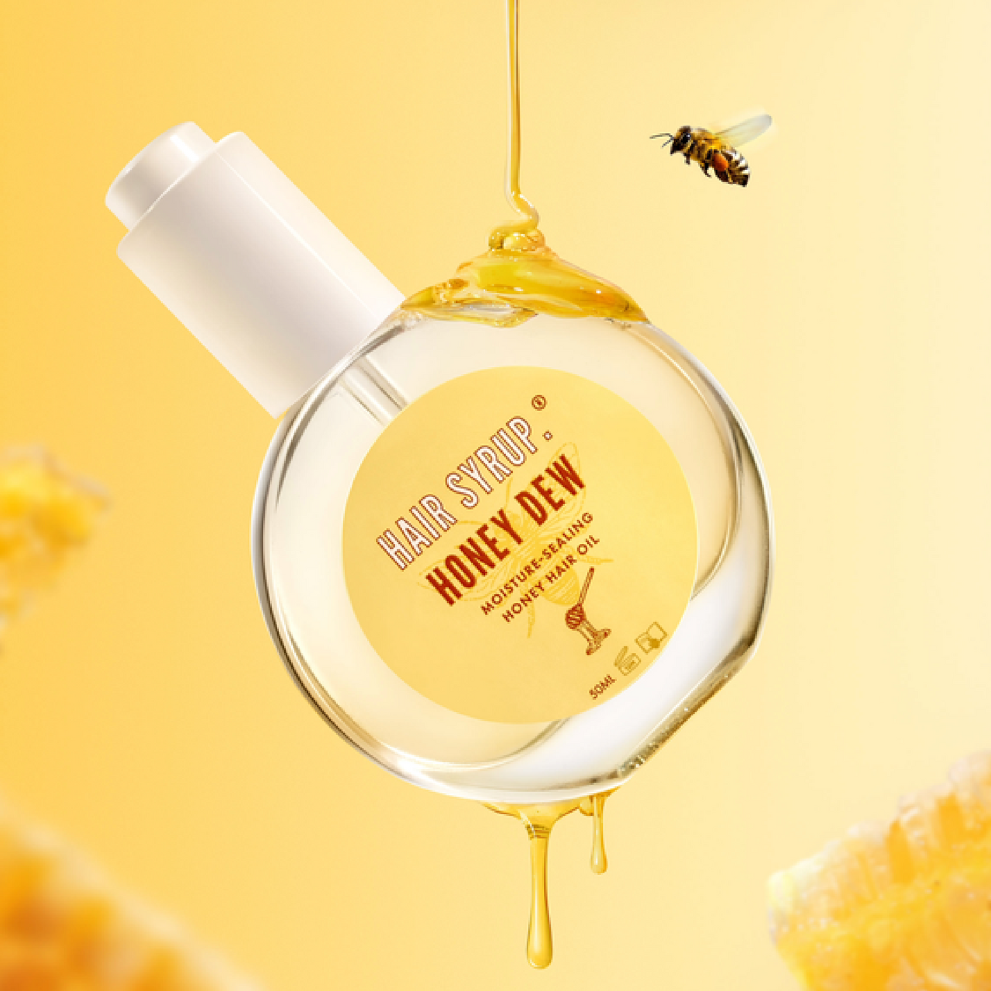 Hair Syrup Honey Dew Moisture-Sealing Honey Hair Oil 50ml