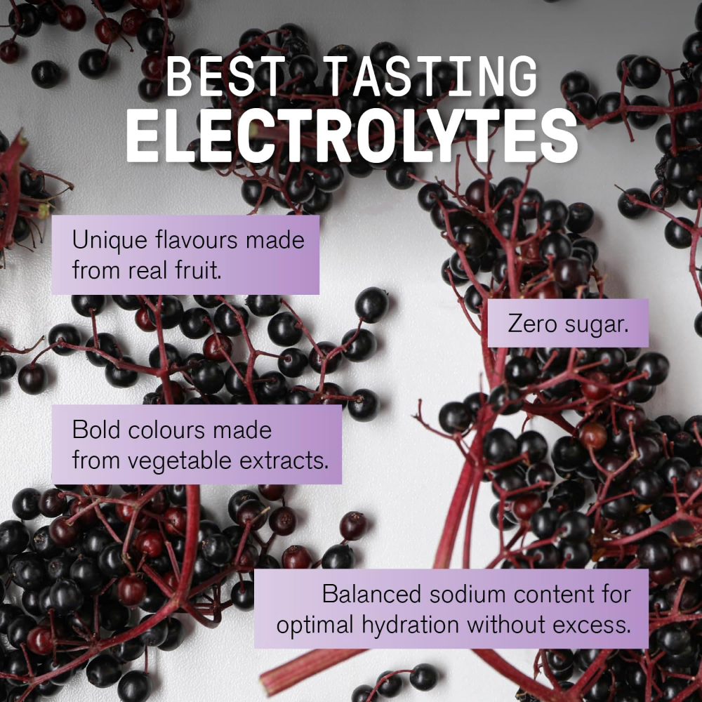 Humantra Elderberry Electrolyte Powder Hydrating Supplement x20