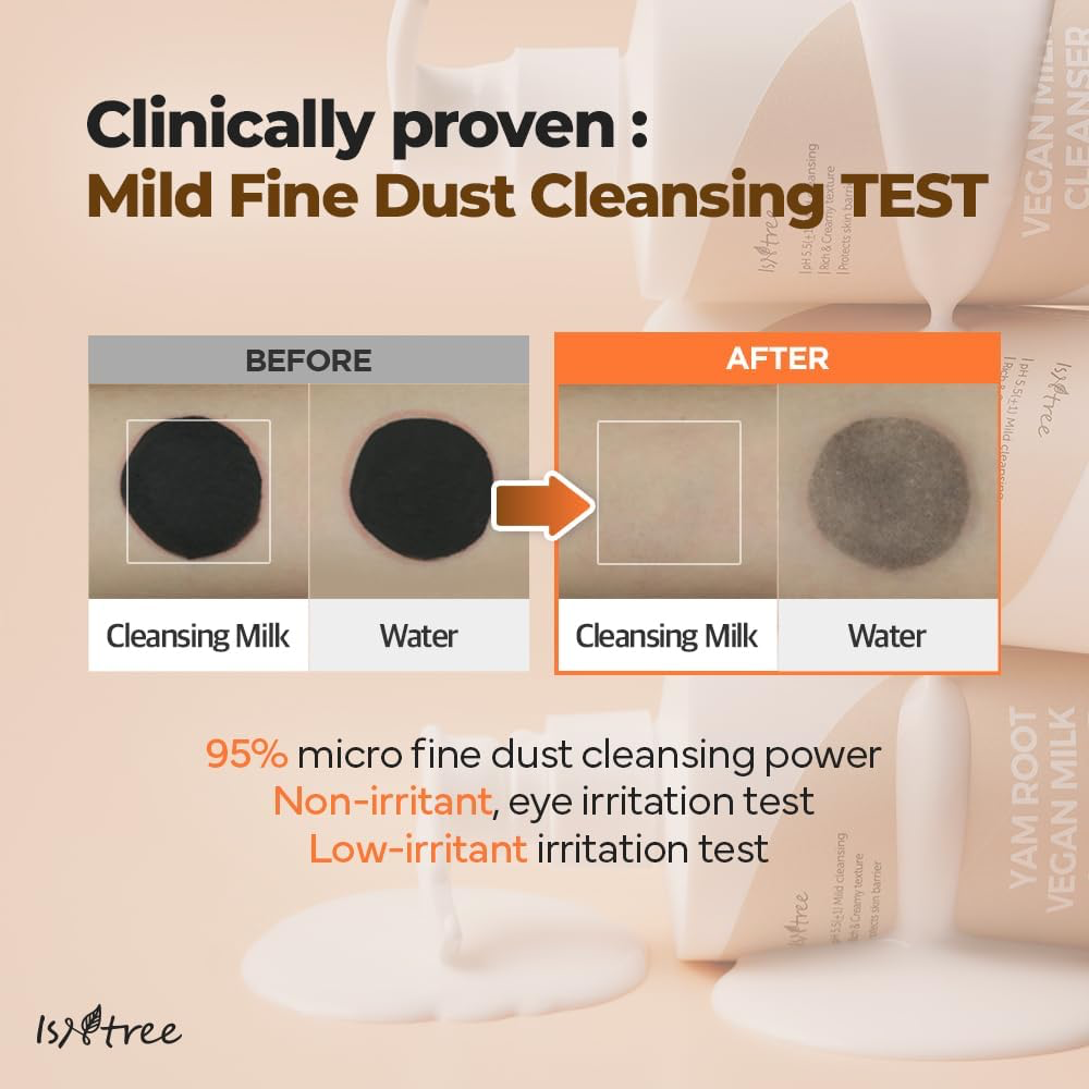 Isntree Yam Root Vegan Milk Cleanser 220ml