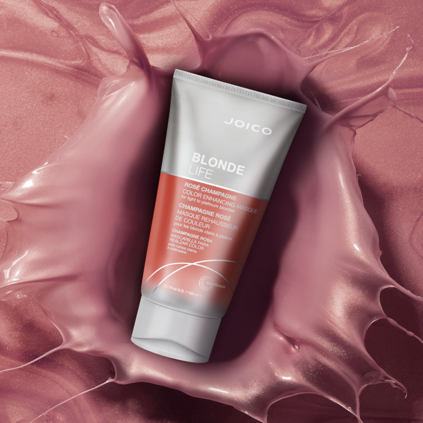 Joico Blonde Life Colour Enhancing Rose Champagne Hair Mask 150ml