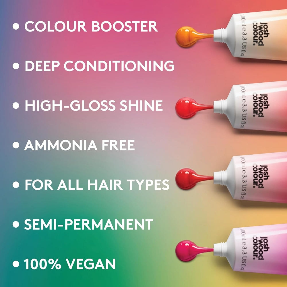Josh Wood Colour Pink Semi-Permanent Treatment Gloss 100ml
