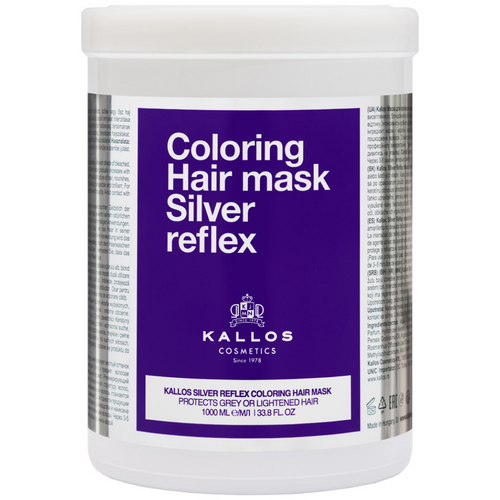 Kallos Cosmetics Colouring Silver Reflex Hair Mask 1000ml