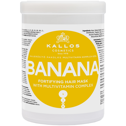 Kallos Cosmetics Banana Fortifying Multivitamin Hair Mask 1000ml