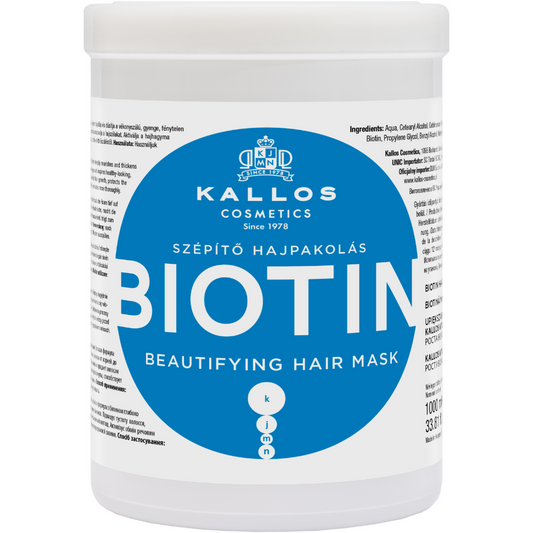 Kallos Cosmetics Biotin Beautifying Hair Mask 1000ml