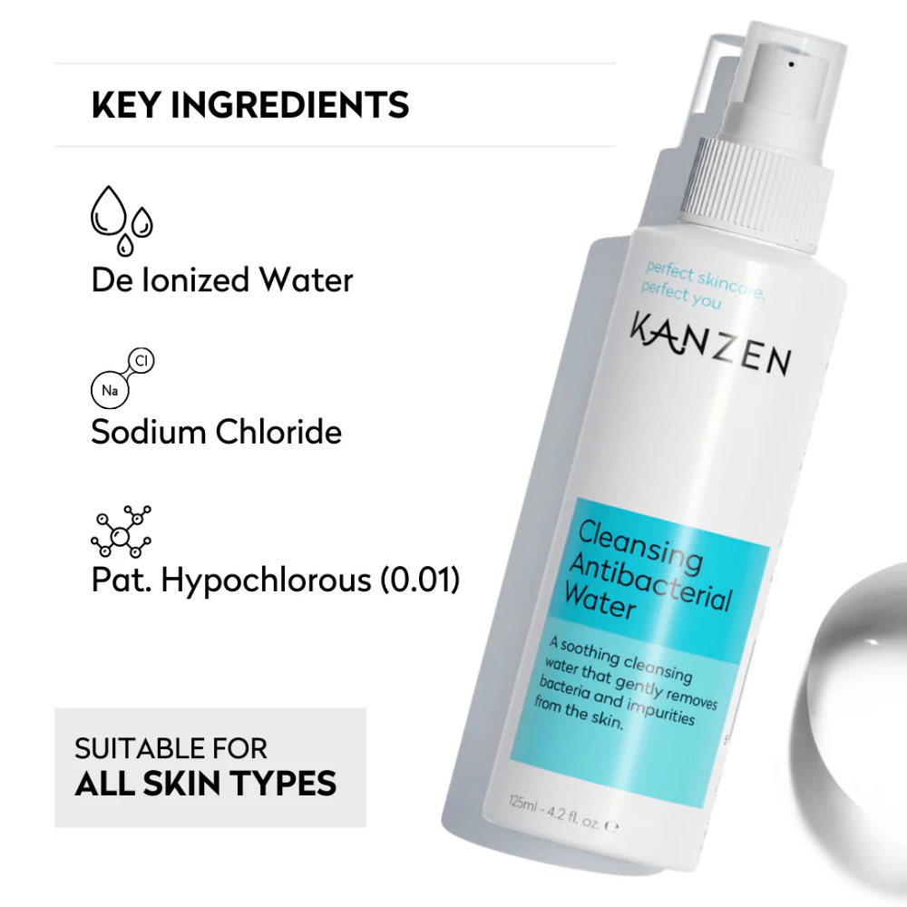 Kanzen Derma Anti-Bacterial Hypochlorous Acid Cleansing Water 500ml