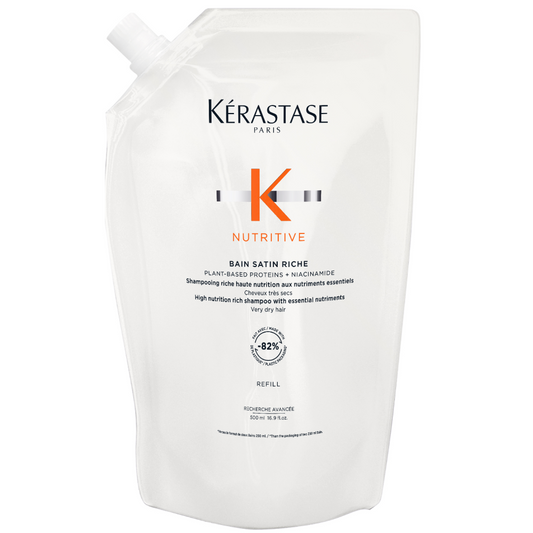 Kérastase Nutritive Bain Satin Riche High Nutrition Rich Shampoo Refill Pouch 500ml