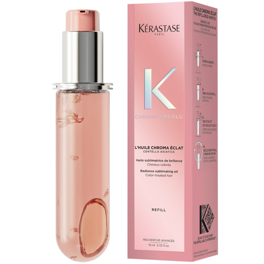 Kérastase Chroma Absolu L'Huile Chroma Eclat Radiance Sublimating Hair Oil Refill Capsule 75ml