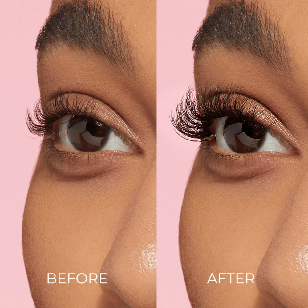 Kiss imPress Press-On Falsies Individual Lashes Black 09 Edgy Wispy 12 Clusters