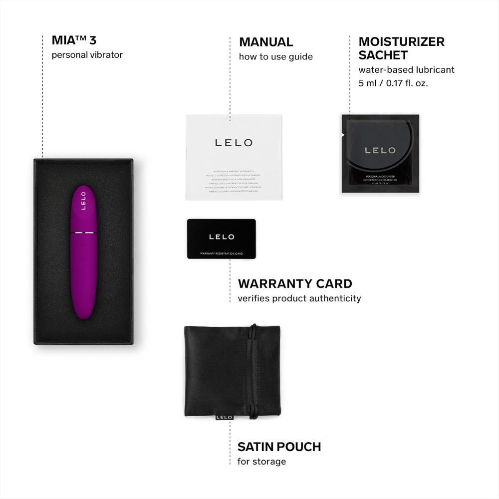 LELO Mia 3 Personal Vibrator Deep Rose