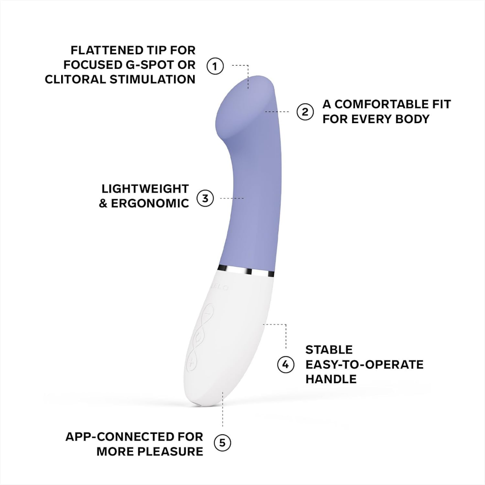 LELO Gigi 3 App-Controlled G-Spot Vibrator Powder Blue