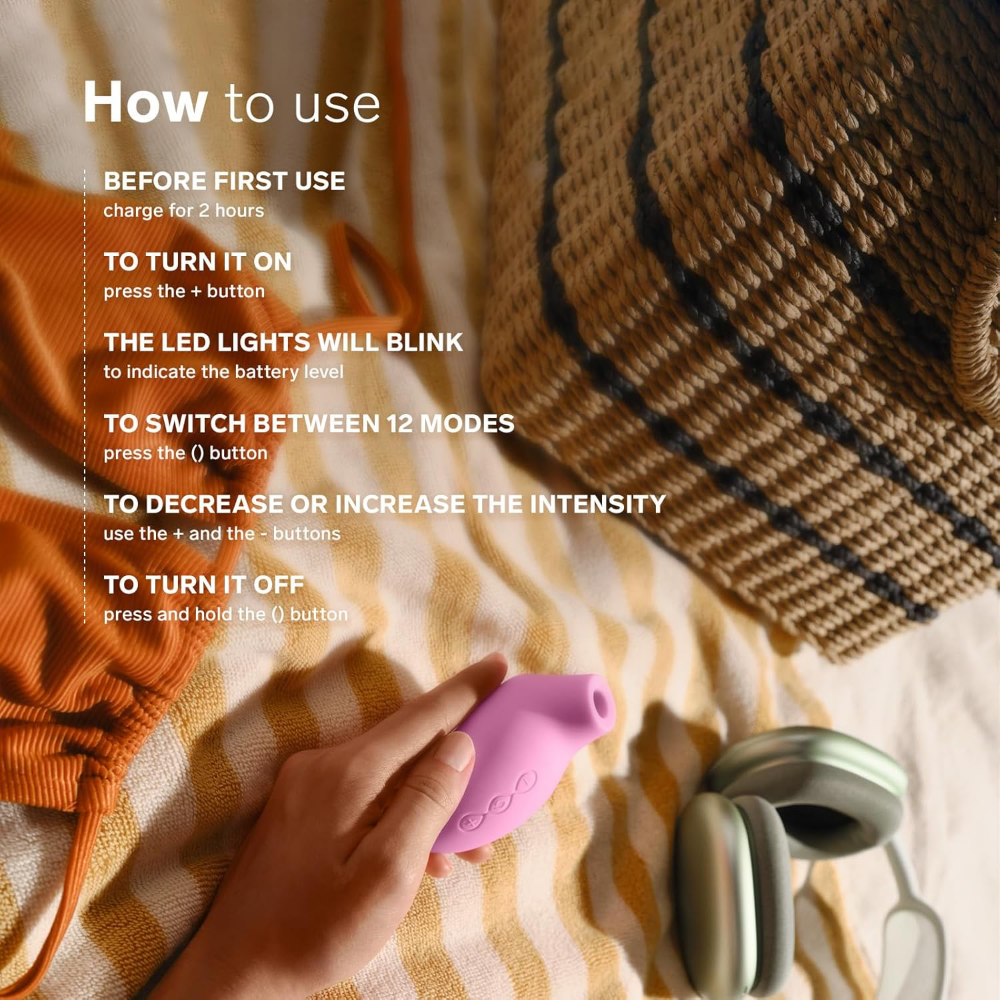 LELO Sona 2 Travel Sonic Clitoral Massager Pink