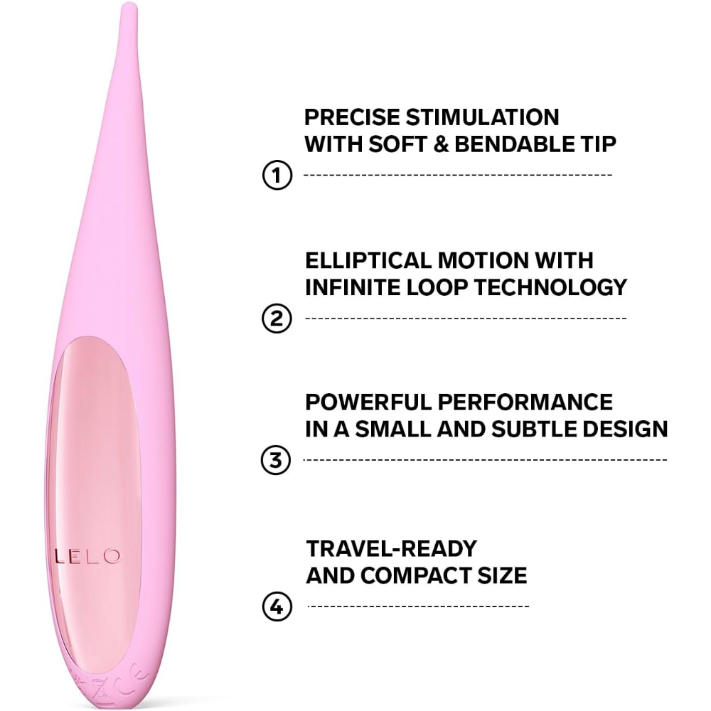 LELO Dot Travel Clitoral Pinpoint Vibrator Pink