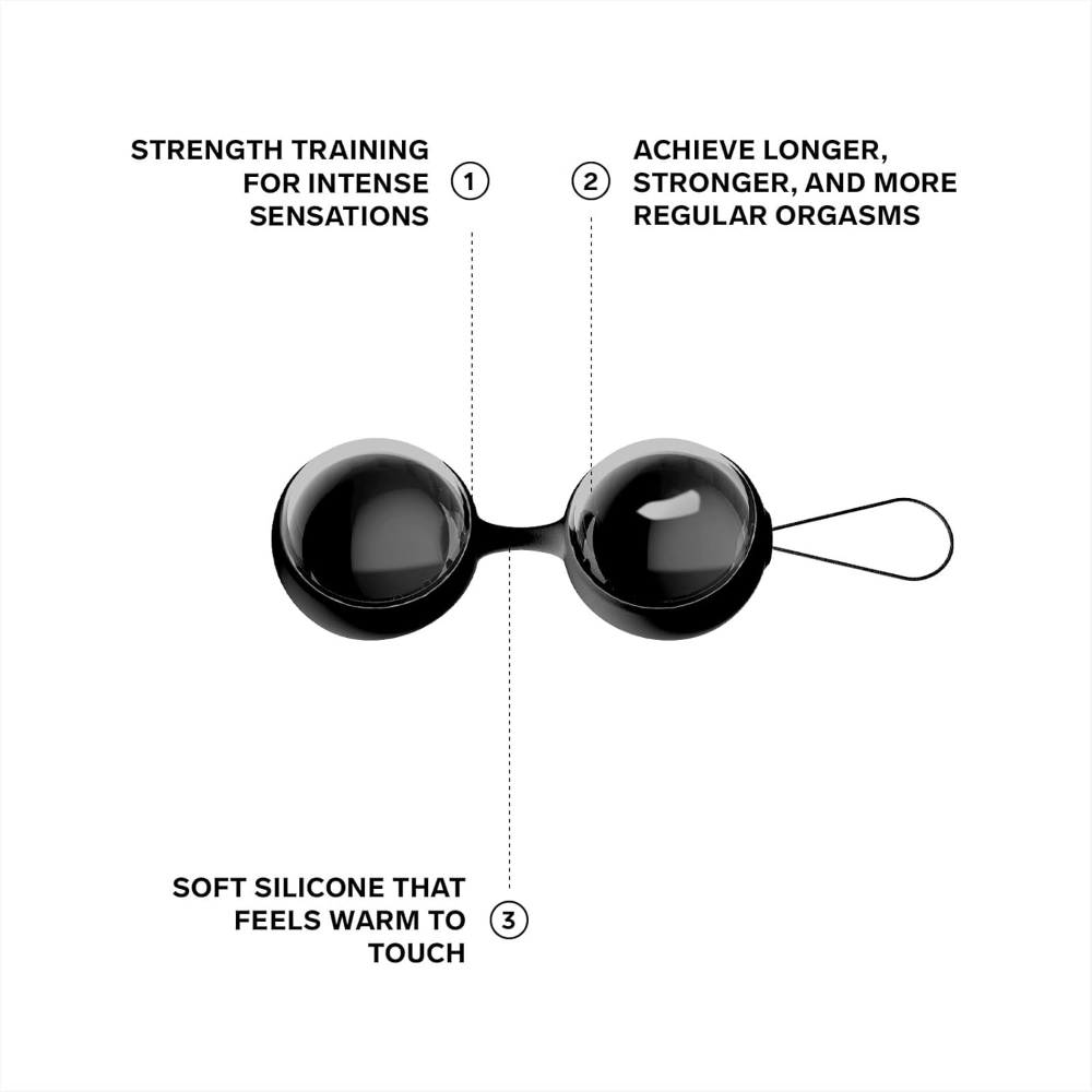 LELO Weighted Vaginal Beads Noir