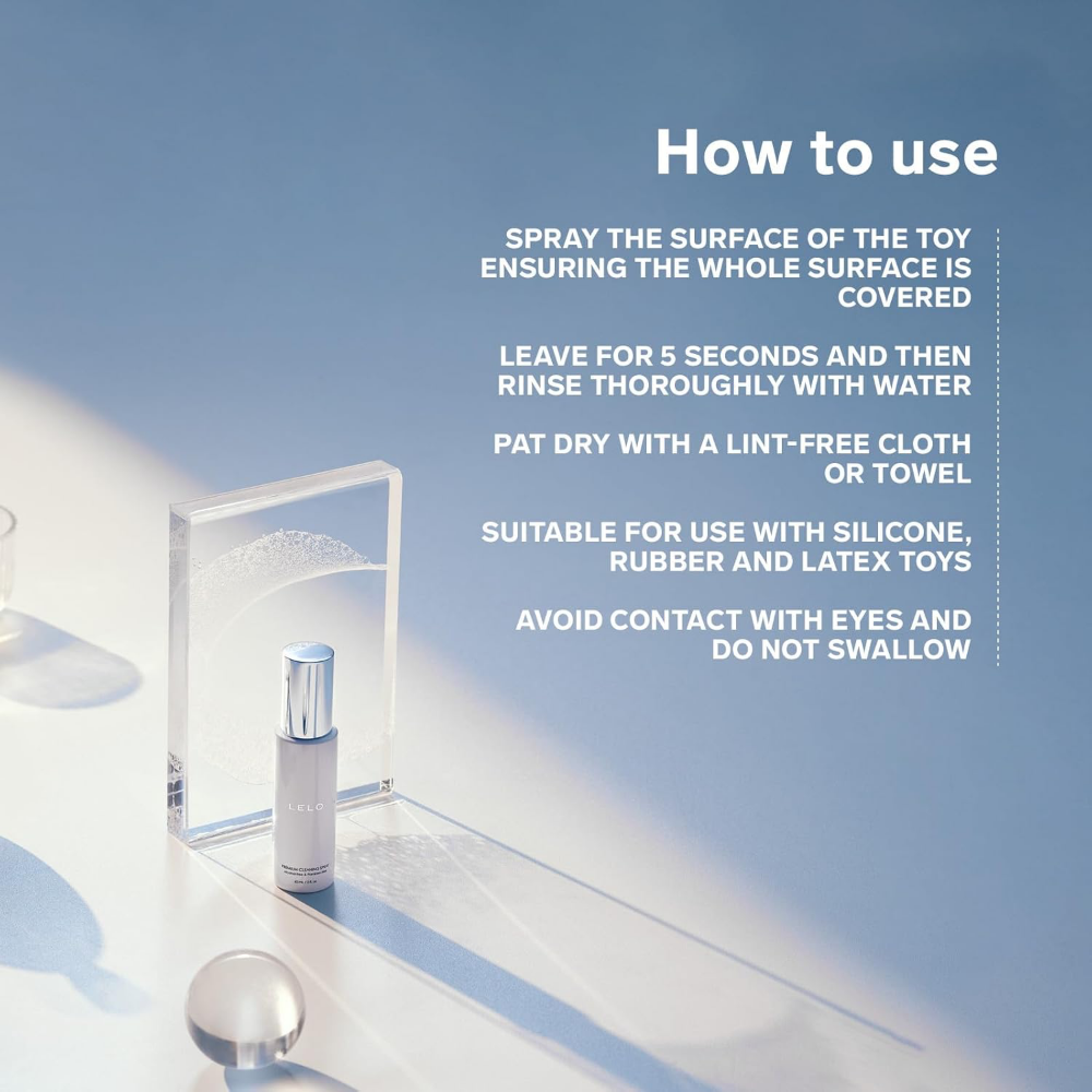 LELO Premium Anti-Bacterial Cleaning Spray 60ml