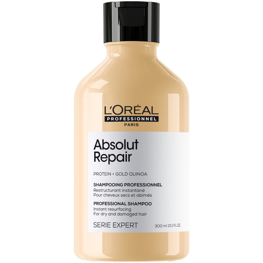 L'Oreal Professionnel Serie Expert Absolut Repair Protein + Gold Quinoa Instant Resurfacing Shampoo 300ml