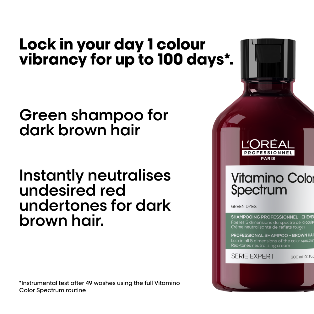 L'Oreal Professionnel Serie Expert Vitamino Colour Spectrum Green Dyes Shampoo 300ml