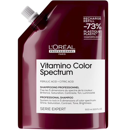 L'Oreal Professionnel Serie Expert Vitamino Colour Spectrum Shampoo Refill Pouch 500ml
