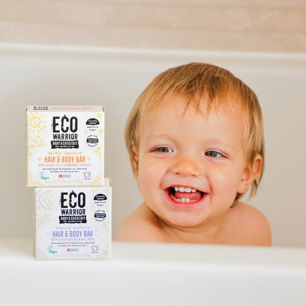Eco Warrior Baby & Child Gently Cleansing Hair & Body Bar 50g