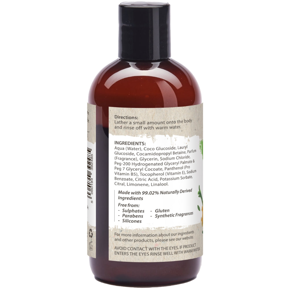 Little Soap Company Naturals Ginger & Lemongrass Revitalising Body Wash 300ml