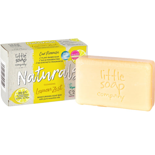 Little Soap Company Naturals Moisturising Soap Bar Lemon Zest 100g