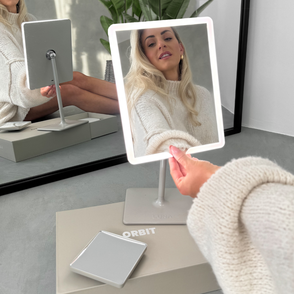 Luna London Orbit Mirror Soft Stone