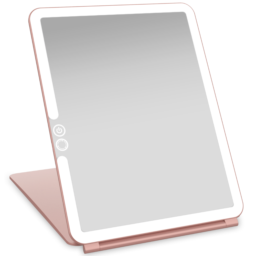 Luna London Eclipse Travel Mirror Rose Gold