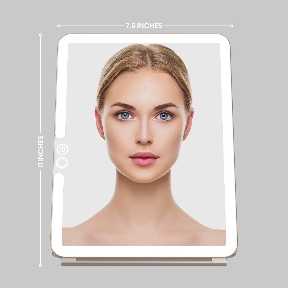 Luna London Eclipse Travel Mirror Soft Stone