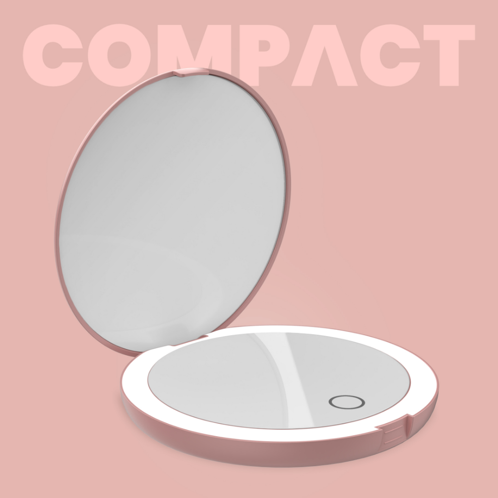 Luna London Compact Mirror Rose Gold