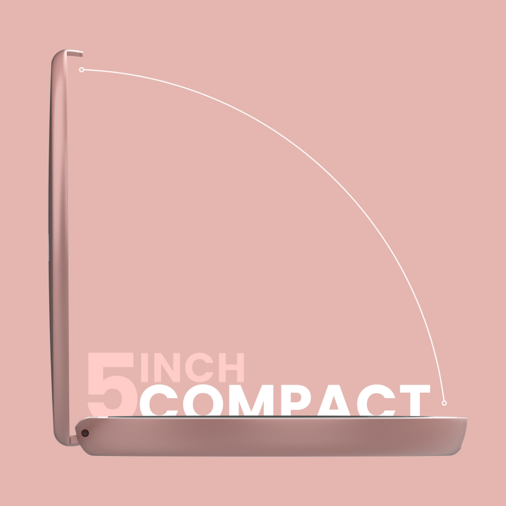 Luna London Compact Mirror Rose Gold