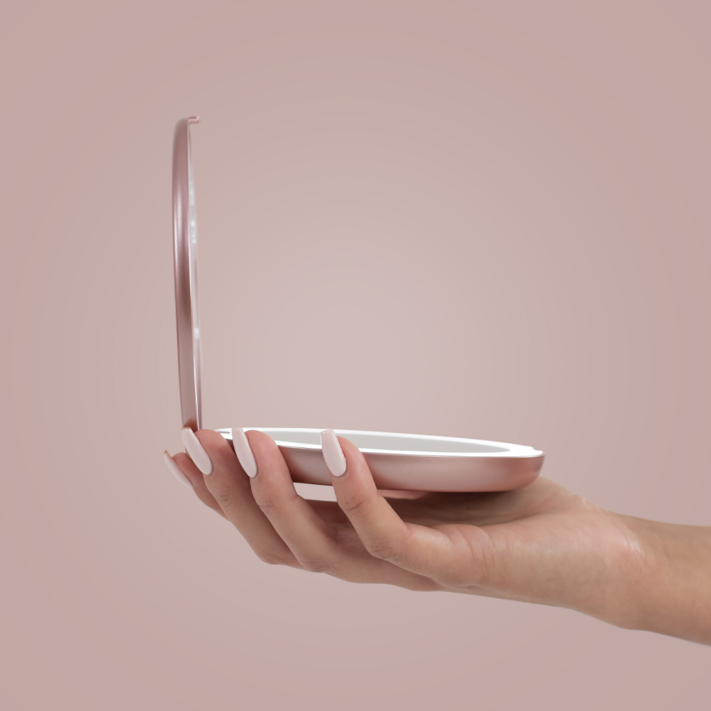 Luna London Compact Mirror Rose Gold