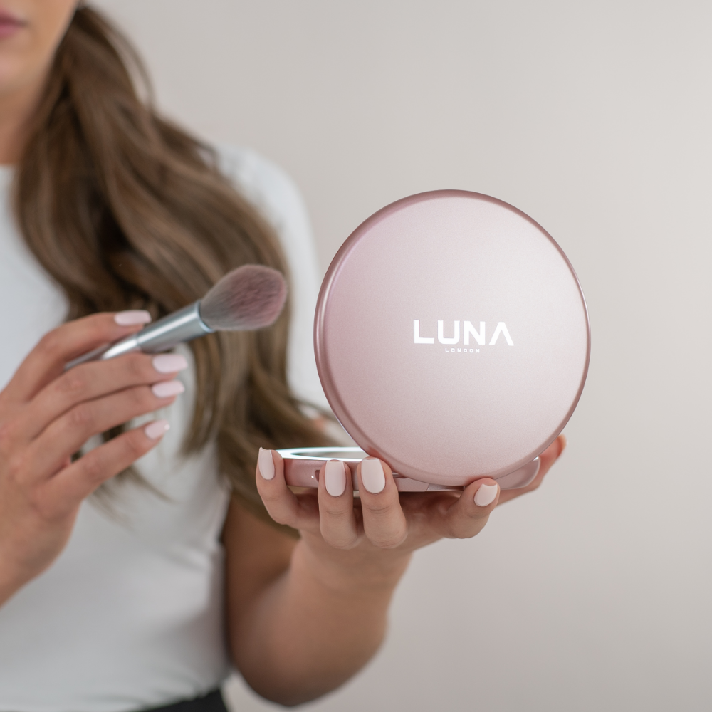 Luna London Compact Mirror Rose Gold