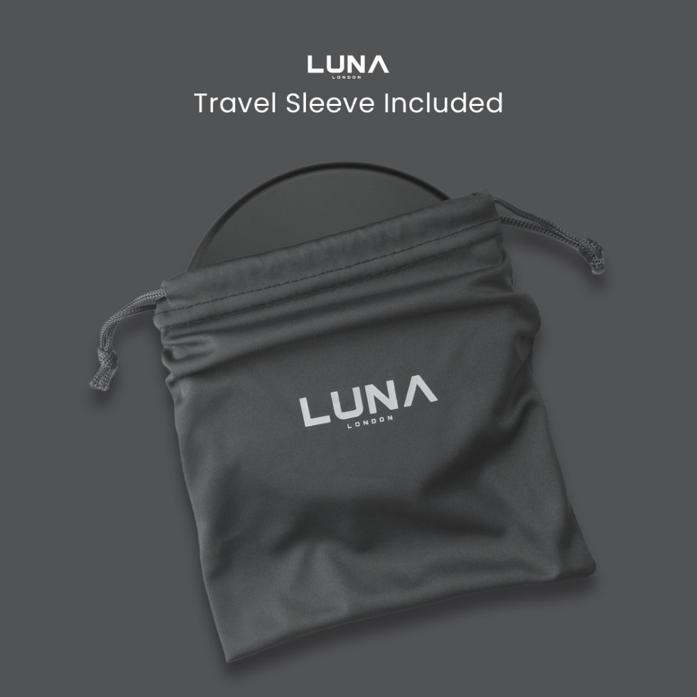 Luna London Compact Mirror Matte Black