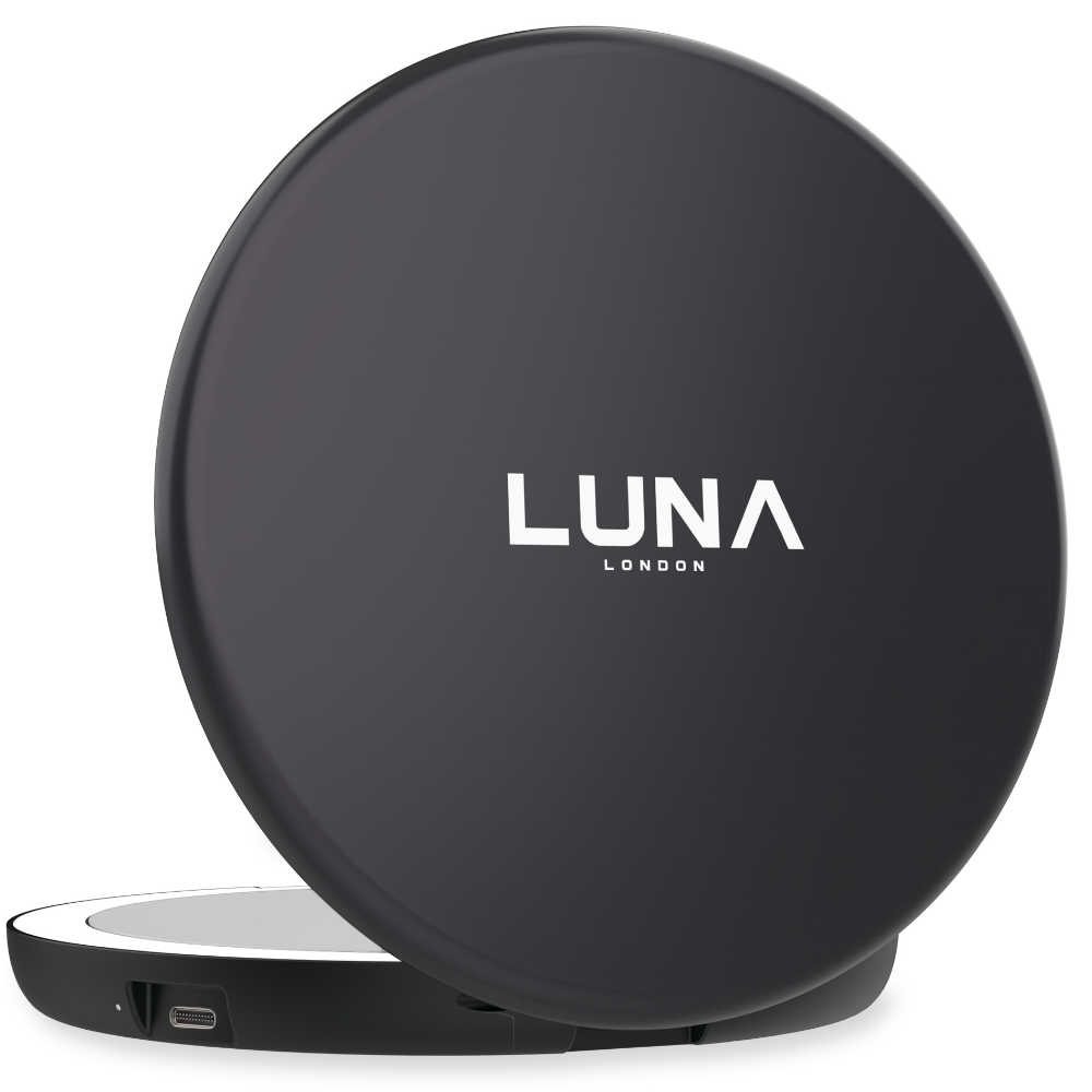 Luna London Compact Mirror Matte Black